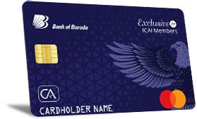 आईसीएआई एक्सक्लूसिव क्रेडिट कार्ड | बैंक ऑफ बड़ौदा
