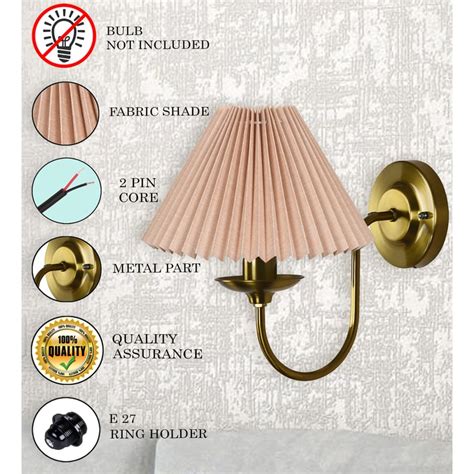 Buy HOMESAKE Metal Wall Lamp from Homesake at just INR 2000.0