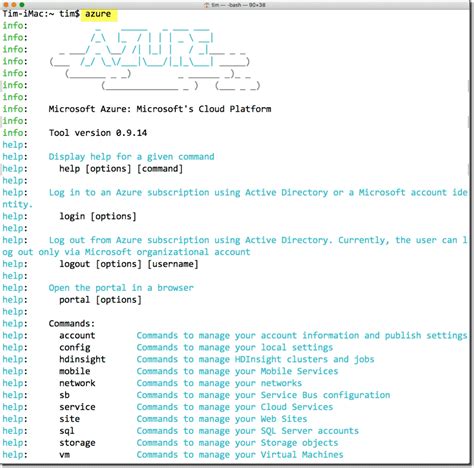 Azure Command 的图像结果