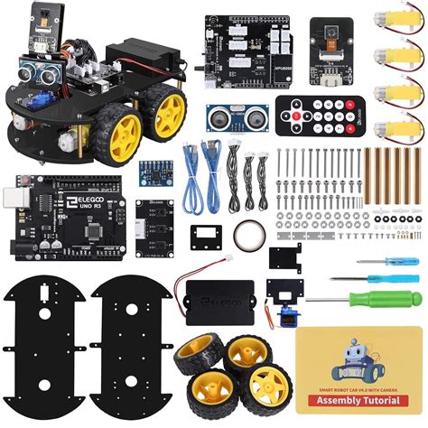 Buy ELEGOO UNO Project Smart Robot Car Kit V 3.0 with UNO R3, Line ...