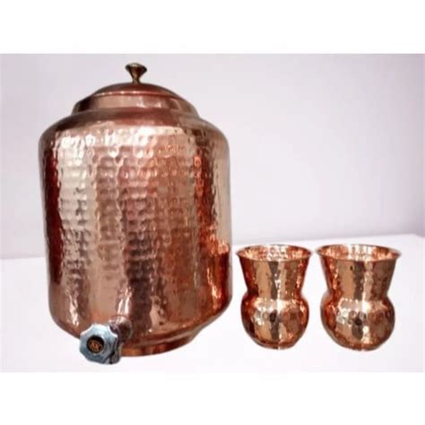 Copper Water Dispenser - 16 L Copper Water Tank Set Manufacturer from ...