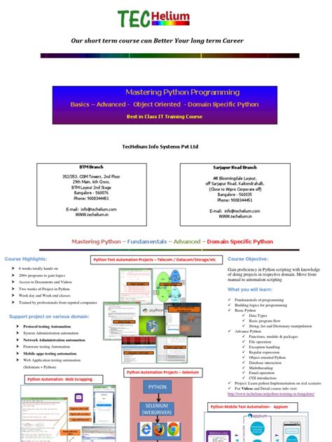 Image result for Python Coding Tutorial Brochure