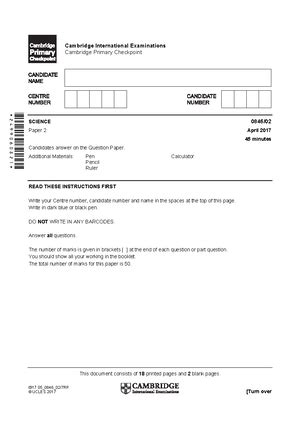 Lower Secondary Science 8 worksheet answers - Worksheets 1–C An ...