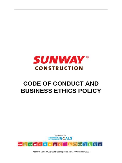Code of Business Conduct 的图像结果
