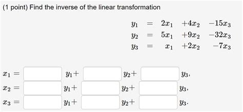 Image result for Inverse Linear Transformation
