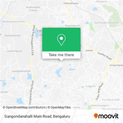 How to Get to Gangondanahalli Main Road in Bengaluru by Bus or Metro?