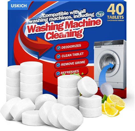 Amazon.com: Washing Machine Cleaner and Descaler Tablets 24 Pcs - Deep ...