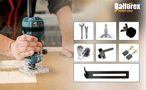 BALLOREX KS-T036 550W 30000 RPM Heavy Duty Professional Wood Trimmer ...