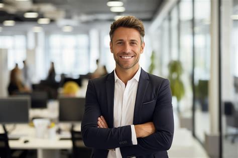 Businessman in Office Portrait 的图像结果