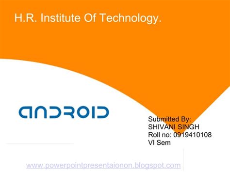 Image result for Android Project Ppt Presentation