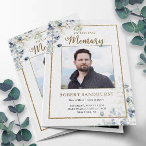 How to Make a Funeral Program 的图像结果