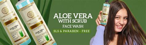 Buy Khadi Natural Aloe Vera Face Wash with Scrub | Face Wash for ...