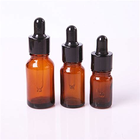 Atoz prime 20ml Amber Glass Liquid Reagent Pipette Bottle Eye Dropper ...