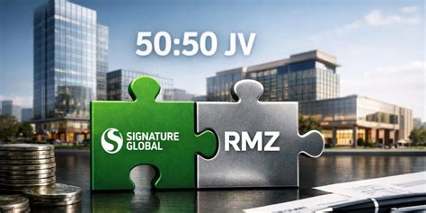 Signature Global and RMZ Form 50:50 JV for Gurugram Commercial Project