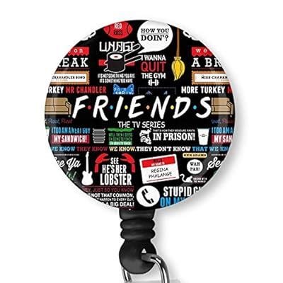 Buy Friends TV Series Quotes Retractable ID Card Badge Holder with ...