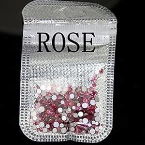 Buy Generic 23 ROSE: 400pcs 60colors Mix Sizes of ss4-ss12 Nail Art Non ...