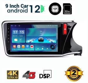 AutoVision 4GB Ram 32GB ROM 9Inch Car Android For Honda City 2014-2018 ...