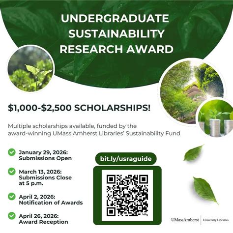 UMass Amherst 2026 Sustainability Research Awards - Amherst Now