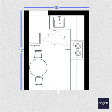 12x10 U Shaped Modular Kitchen Design – Ongrid Design