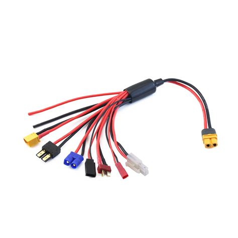 RCFPV RC Lipo Battery Charger Adapter Connector Splitter Wire 8 in 1 ...