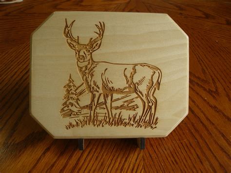 Laser Engraved Wood / Laser Engraved Art / American Made