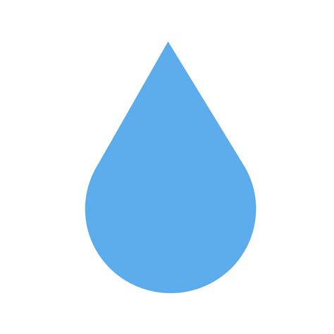 Water Emoji, Hydration Sign, Flowing Stream, Nature Element, Refreshing ...