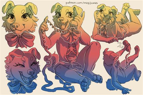 Patreon sketch page – Chatterbox (August 2025) - Meg James