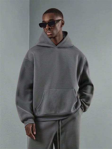 SUMWON Conjunto de 2 piezas: sudadera con capucha esencial de ajuste ...