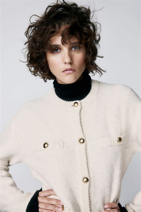 Pocket-detail cardigan - Cream - Ladies | H&M IN