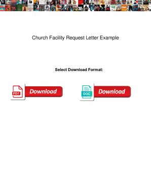 Fillable Online Donation Request Letter for Church - Sample ...