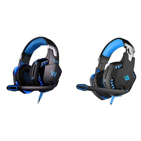Kotion Each Over The Ear Headsets with Mic & LED - G2000 Edition (Black ...