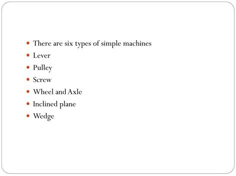 Classes of Simple Machines 的图像结果