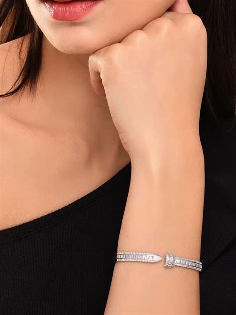 AD Stone Adjustable Bangle – Reenisaa
