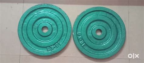 10kg Gym Plates. - Gym & Fitness - 1809168357