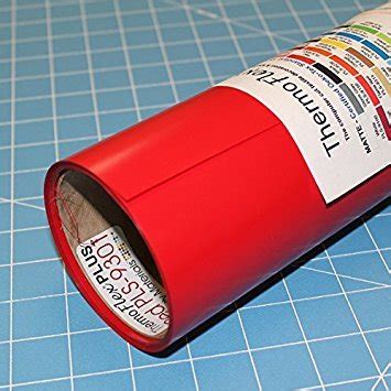 ThermoFlex Plus 15" x 5' Roll Red Heat Transfer Vinyl : Amazon.in: Home ...