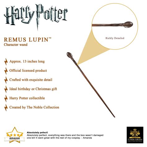 Professor Remus Lupin Character Wand - Figuristi Store