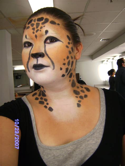 cheetah makeup