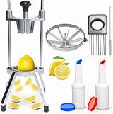 Amazon.com: Norpro Lemon/Lime Slicer, White : Home & Kitchen