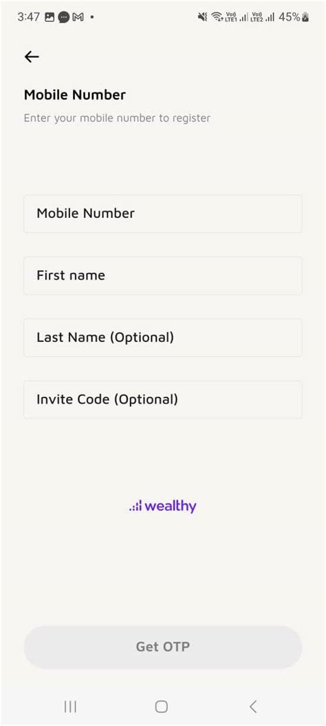 Account Opening Process | Wealthy