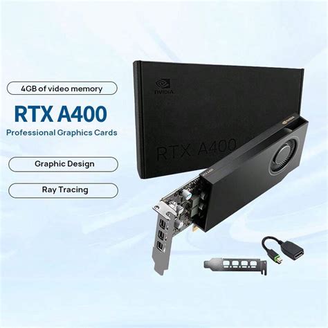 Nvidia 1pc NVIDIA RTX A400 Graphics Card, Supports 4 Displays Output ...