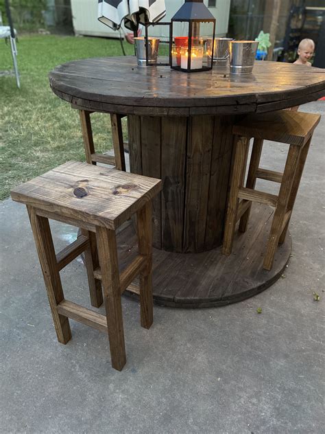 How to make an old cable spool into a diy table – Artofit