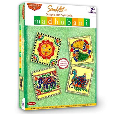 Buy ToyKraft - Sand Art Kit for Kids- Madhubani Simple & Symbolic | Art ...