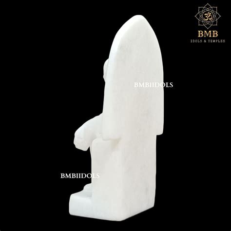 Singhasan Marble Sai Baba Murti made in Makrana Marble in 5inches ...