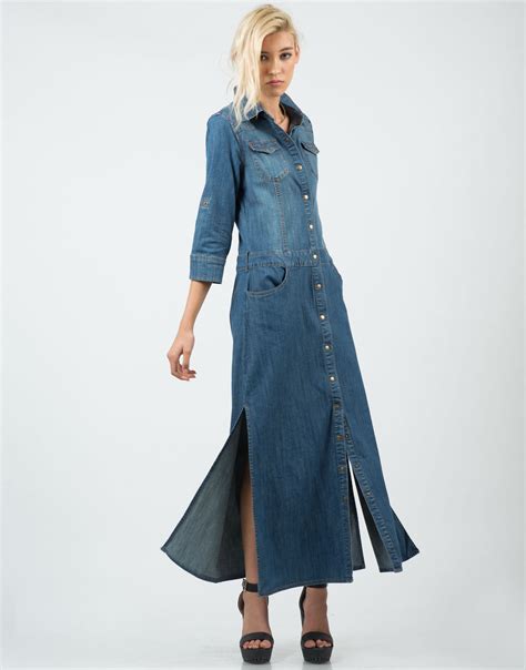 Jeans Maxi Dress