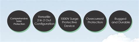 CS Clare Solar DCDB 2 in 2 out 1000V SPD & Fuse - Solar DC Distribution ...
