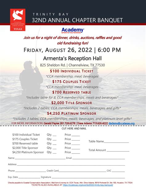 2022 Trinity Bay Banquet - CCA Texas