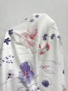 Breezaya Plus Size Boho Elegant Fashion V-Neck Drawstring Printed ...