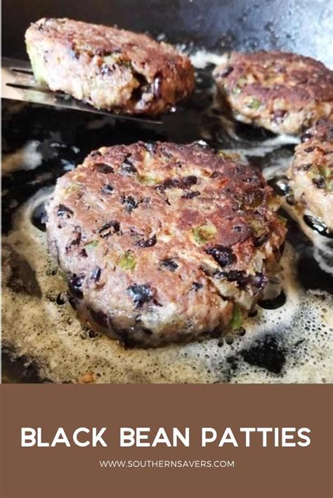 Frugal Recipe: Black Bean Patties :: Southern Savers