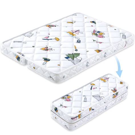 Foldable Pack and Play Mattress Topper Fits for Graco & Baby Trend ...