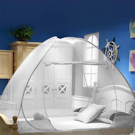 Mohraj Mosquito Net for Double Bed, Foldable Machardani for King Size ...